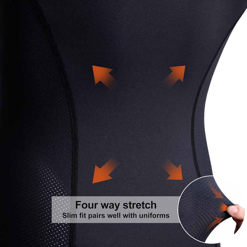 COOLOMG Adult Baseball Chest Protector Mens Padded Shirt Heart Guard Sternum Protection for Football Lacrosse Softball - Image 5